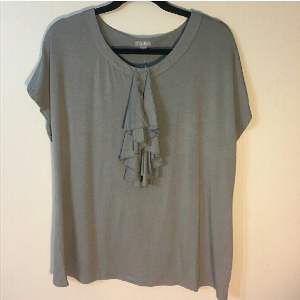 J. JILL Ruffle-Front Top
